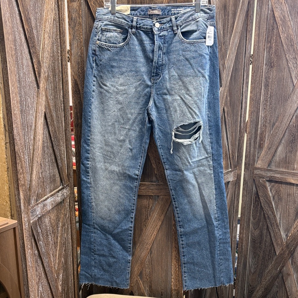 NWT DL1961 Women's Emilie Straight Ultra High Rise Vintage Size 30